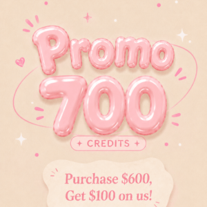 PROMO 700 CREDITS