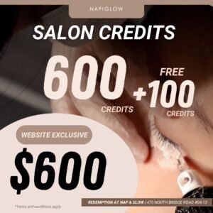Salon Credits - 600 Credits - FREE 100 Credit